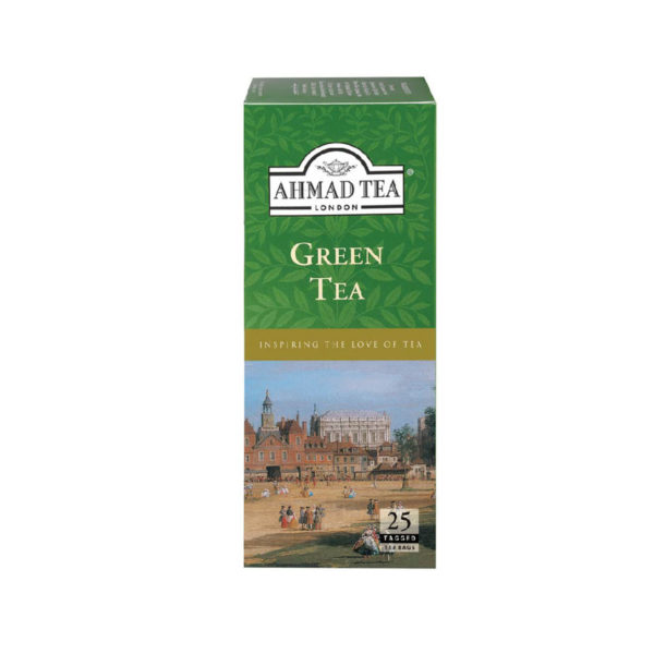 ahmad tea green tea 25s tagged