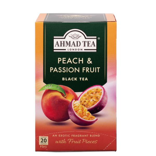 Ahmad Tea Black Fruit Teas_Peach Passionfruit_2024 new packshot